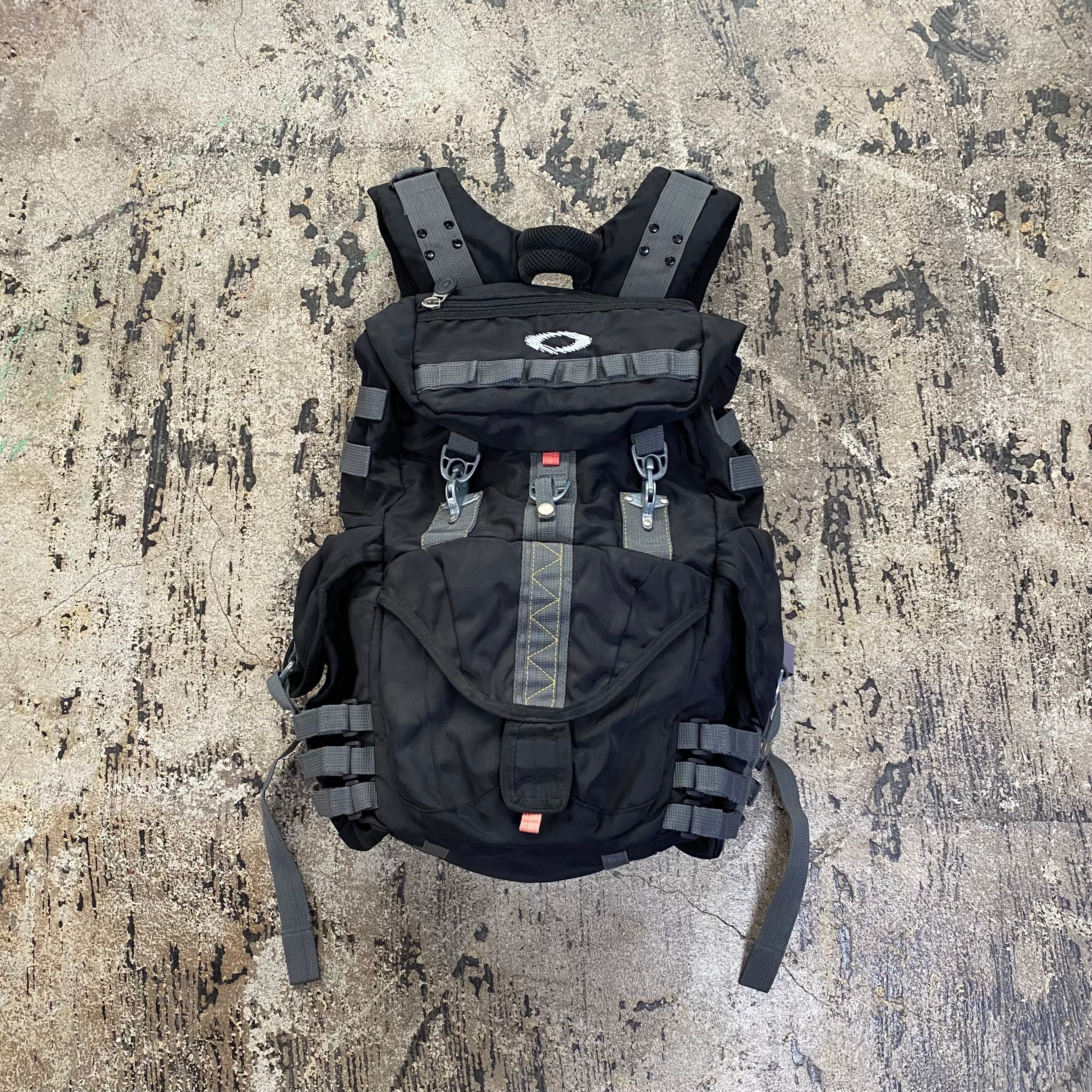 90s OAKLEY MAD SCIENCE METAL LOGO BACKPACK | GALAXIES