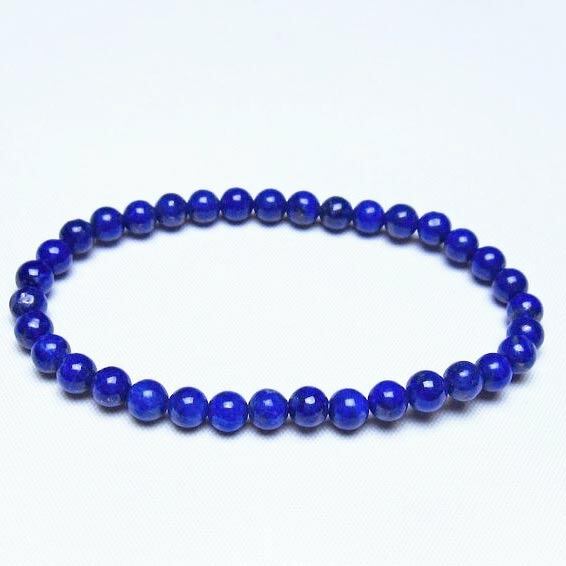 ラピスラズリ ブレスレット 5mm 一点物 メール便可 [M便 1/10] 111-48418