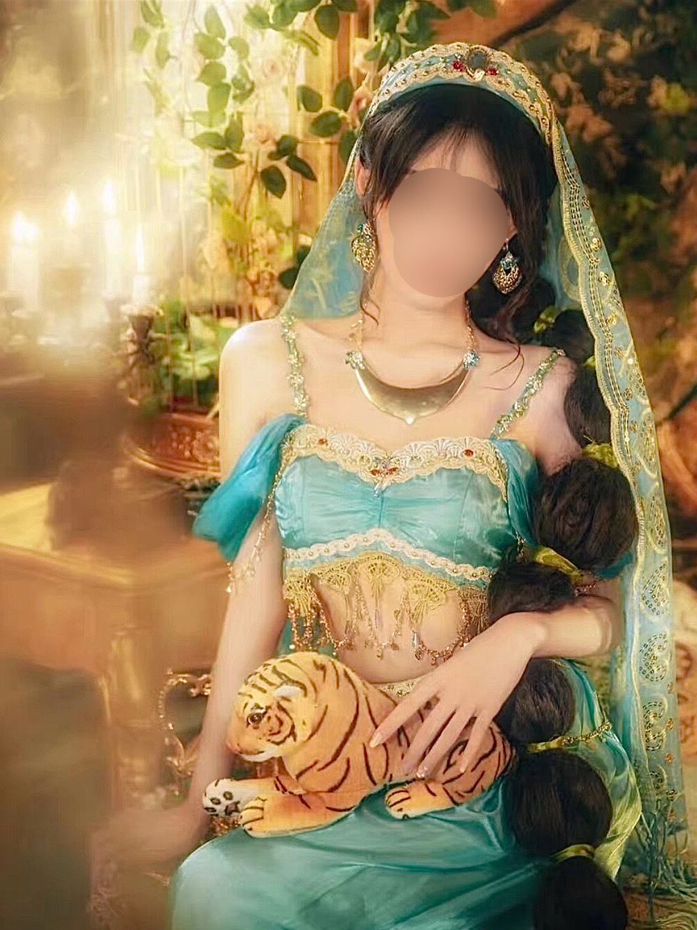 アラジン ジャスミン ディズニー Dハロ コスプレ衣装 コスチューム