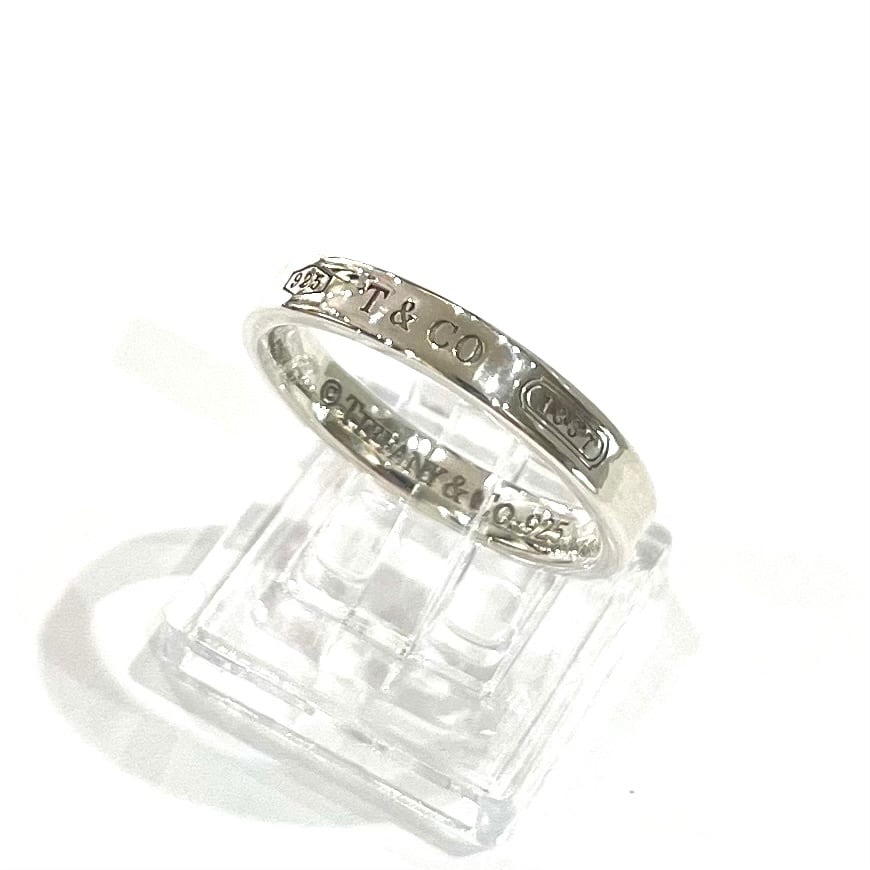 TIFFANY&CO】 【21号 】2388 細T&CO ナローシルバー925ヴィンテージ