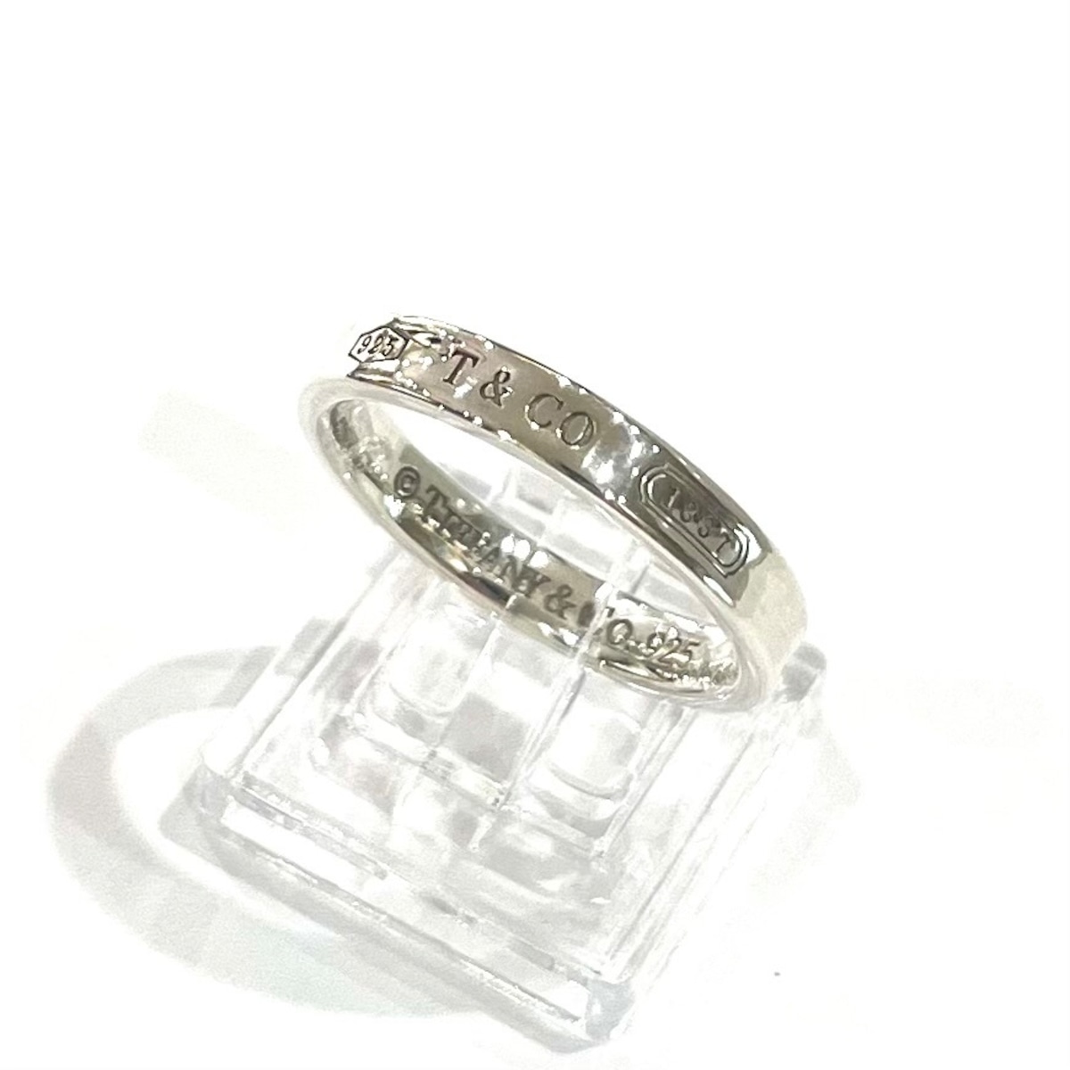 TIFFANY&CO】 【21号 】2388 細T&CO ナローシルバー925ヴィンテージ 