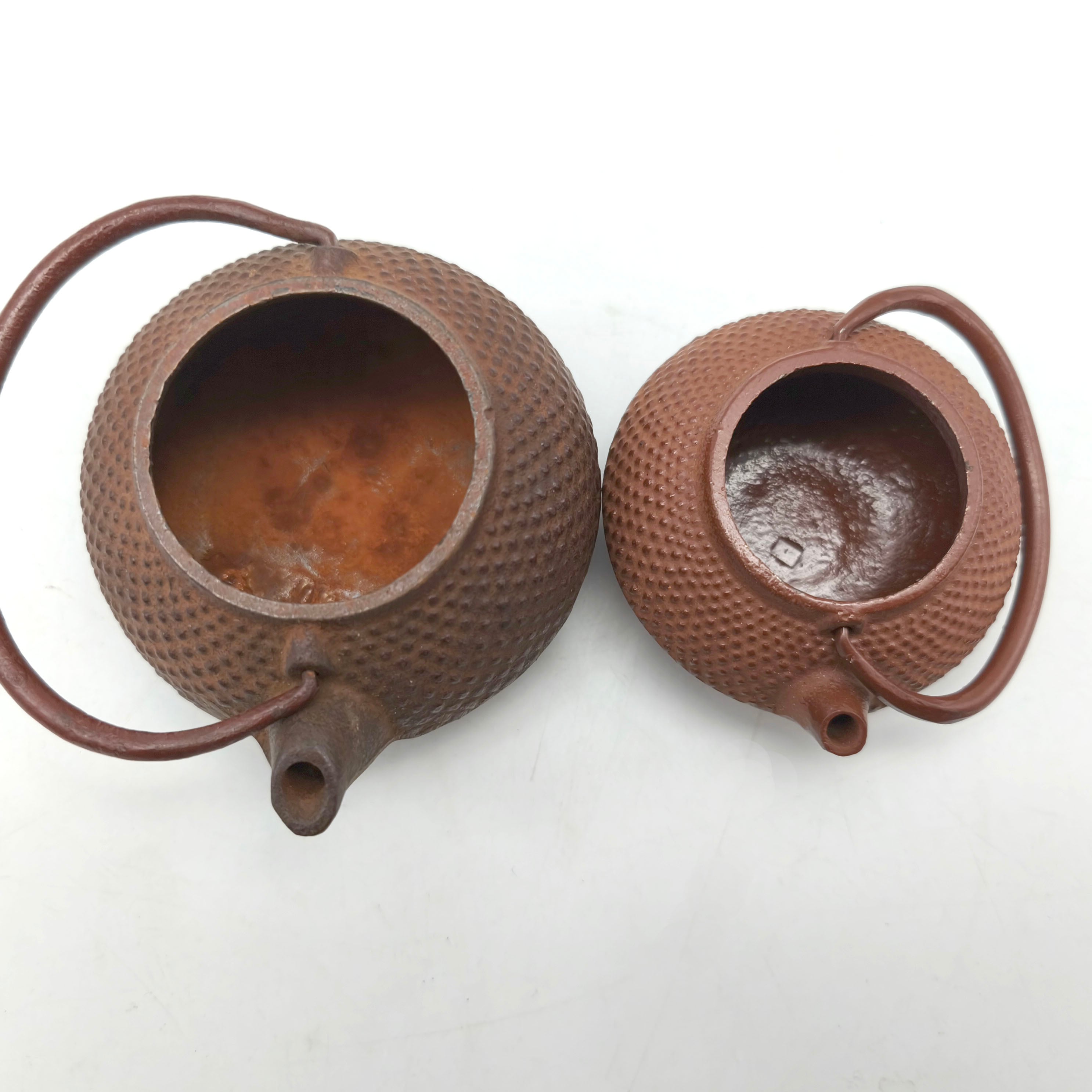 南部鉄器・ミニ鉄瓶・鉄急須・2点セット・No.250329-13・梱包サイズ60