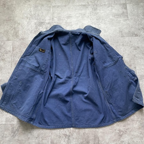 50s Hercule 刺繍タグ コットンツイル フレンチワークジャケット 詳細写真3