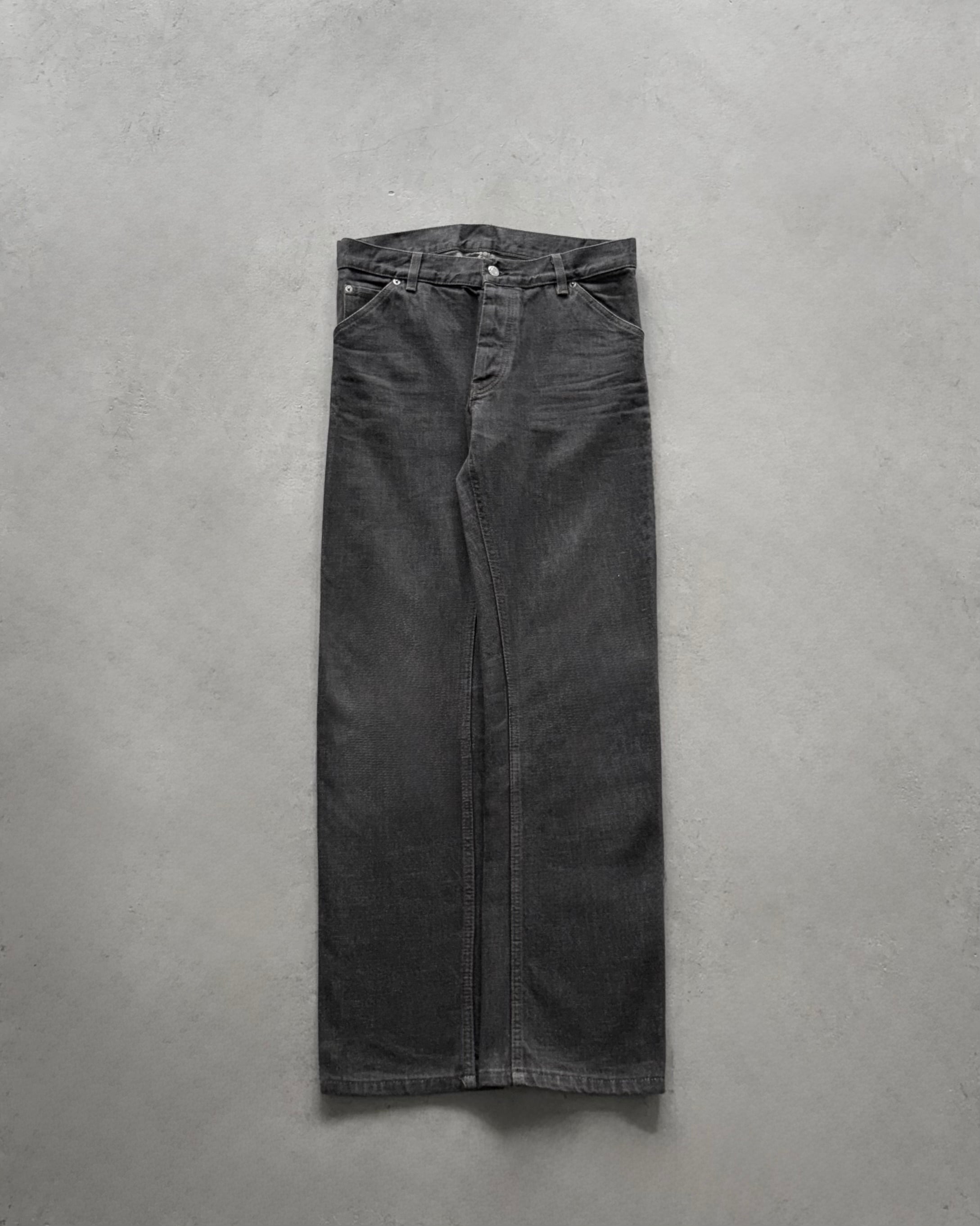 1999 Helmut Lang - cotton black denim pants | lev.market