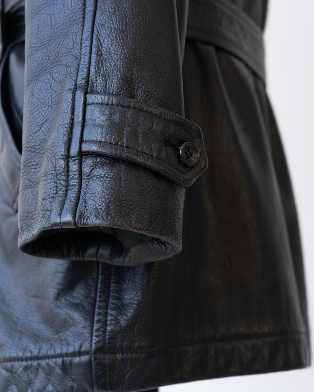 〈COMME des GARCONS〉Leather jacket 1990's - 8