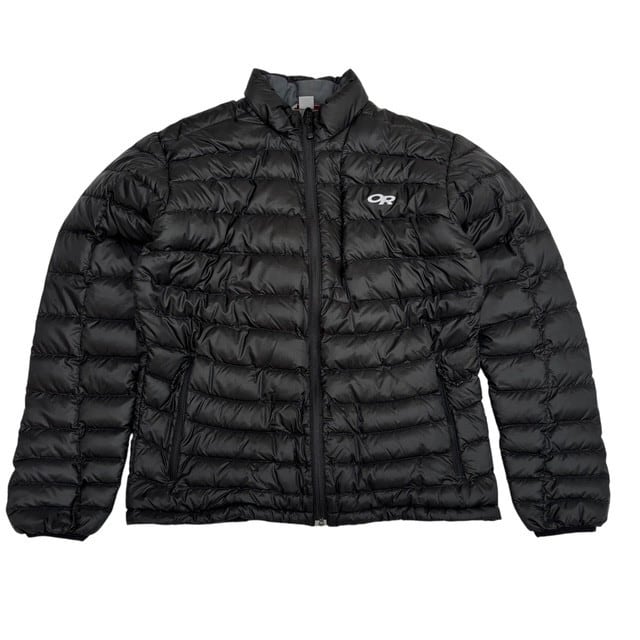 古着 アウトドアリサーチ OUTDOOR RESEARCH ダウンジャケット クリーニング済み 黒 メンズ Lサイズ