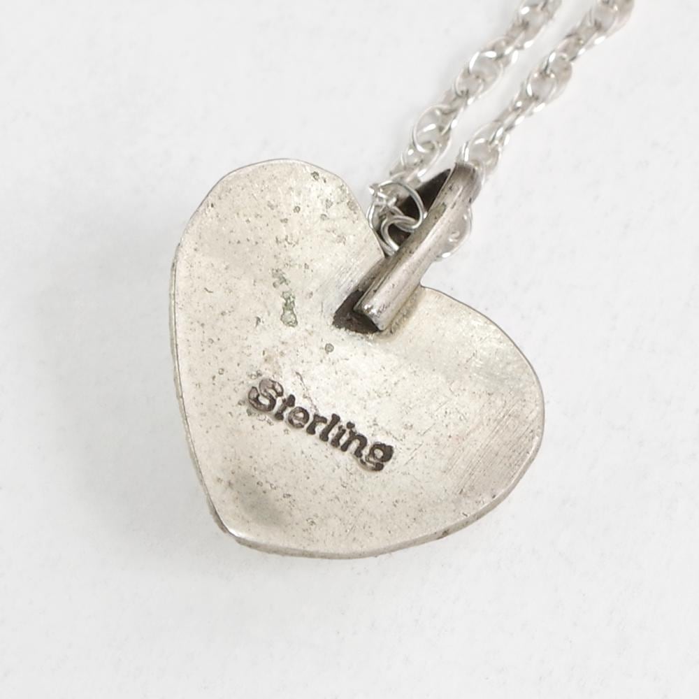 INDIAN JEWELRY インディアンジュエリー】Navajo Stampwork Heart