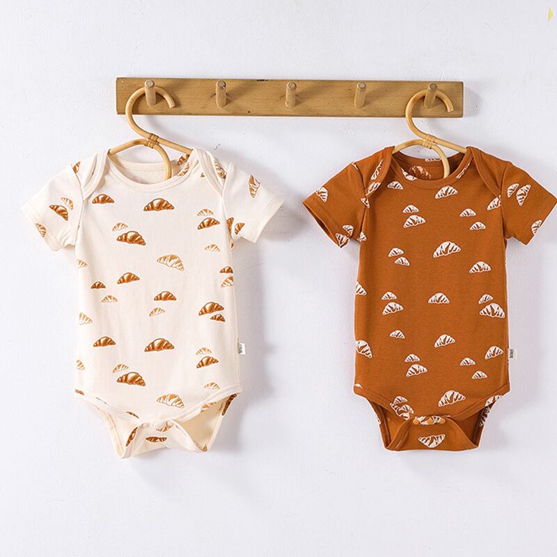 【BABY】パン半袖ロンパース
