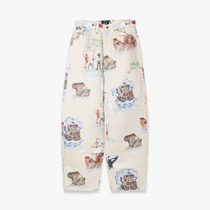 FAKE AS FLOWERS / FAF 25AW NEWCOMMUNE BAGGY DENIM RIGID (ISLAND)