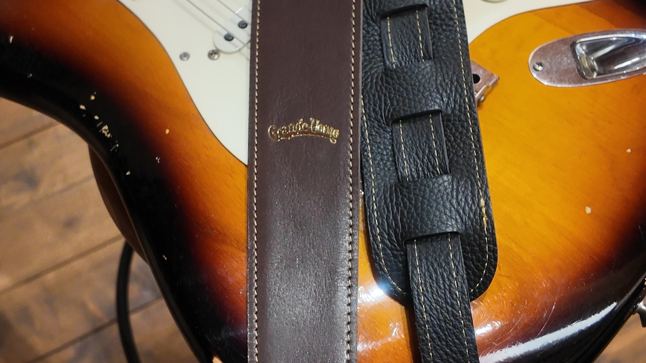 栃木レザー Dark Brown/Black