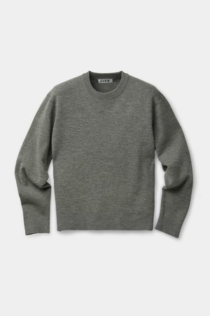 [COOR] Merino Wool Crew Neck Sweater (Khaki Gray) 正規品 韓国ブランド 韓国通販 韓国代行 韓国ファッション クール クーア クアー 日本 店舗