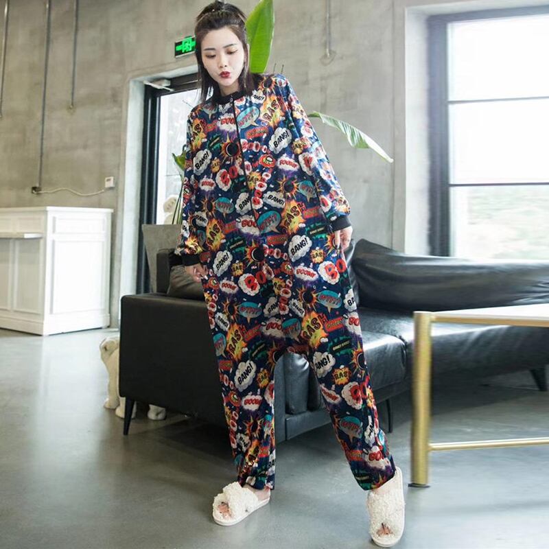 ゴールドベルベットレディーススプリングルーズプリントワンピース ロング 大きめサイズ 春物 ミックスインファッション16865905908