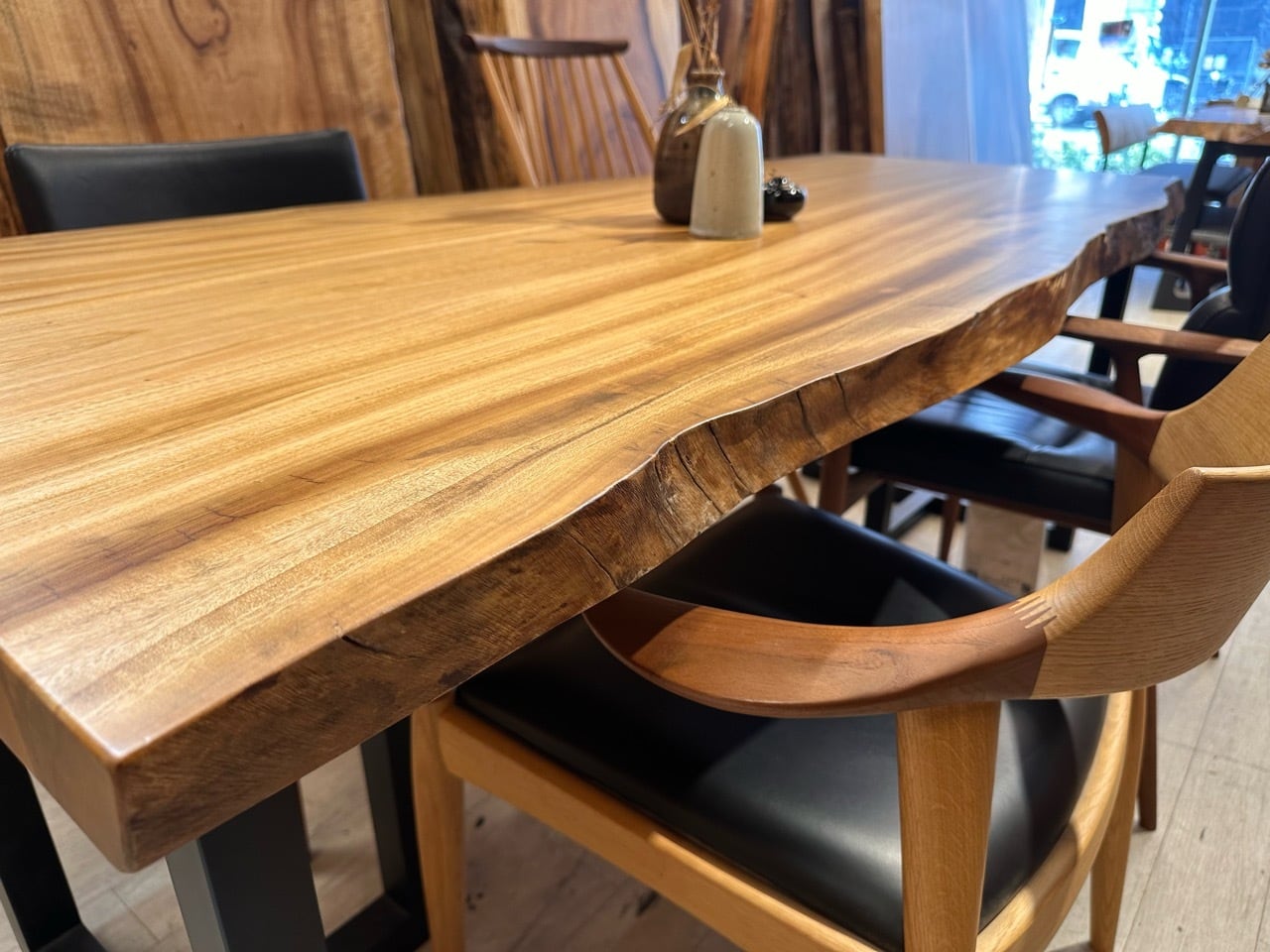 OUTLET】楠（クス）_1800×860-665×60_浅草本店_テーブル天板/一枚板