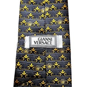 GIANNI VERSACE silk tie