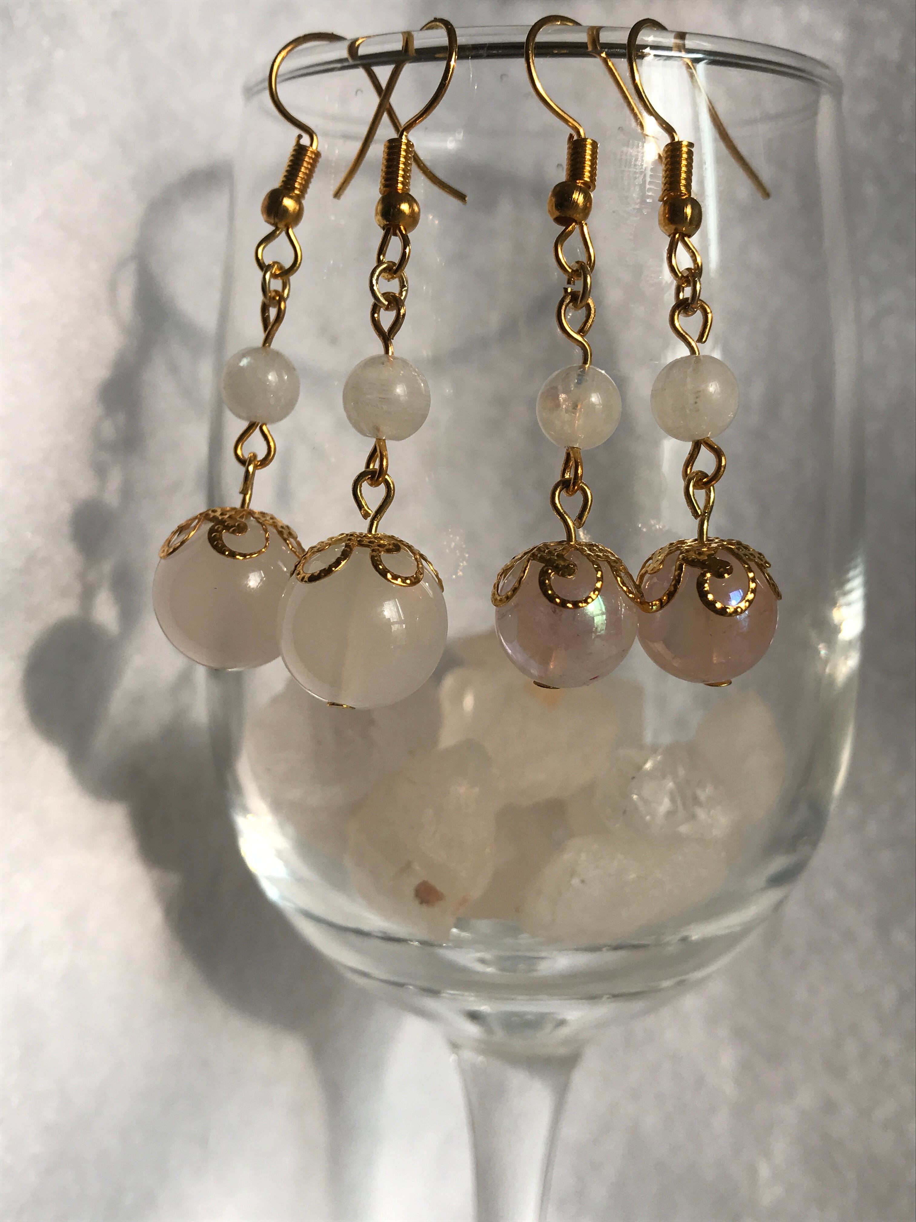 お好きな天然石で作るピアス