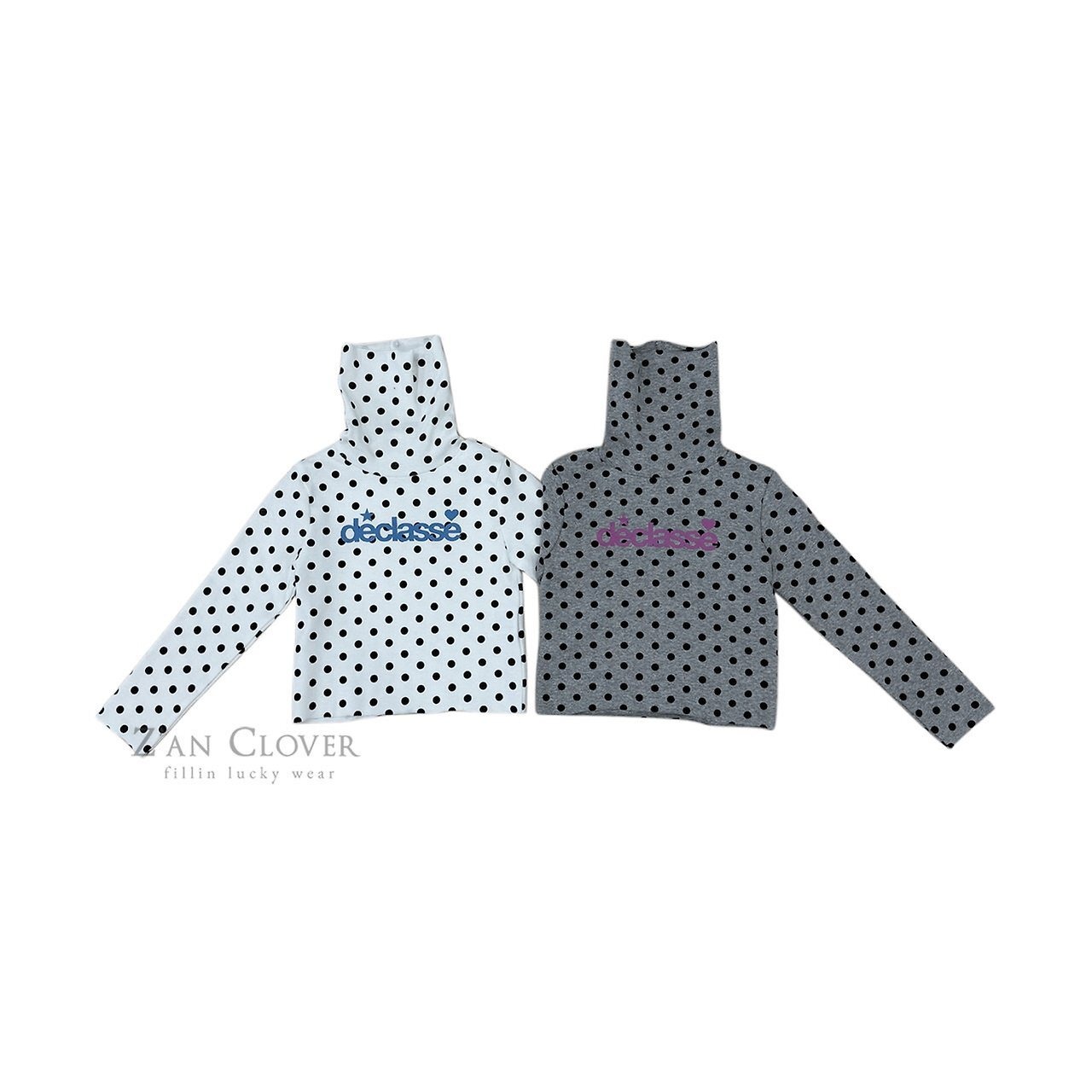 ZAN CLOVER［取寄］dot high neck tee 26winter