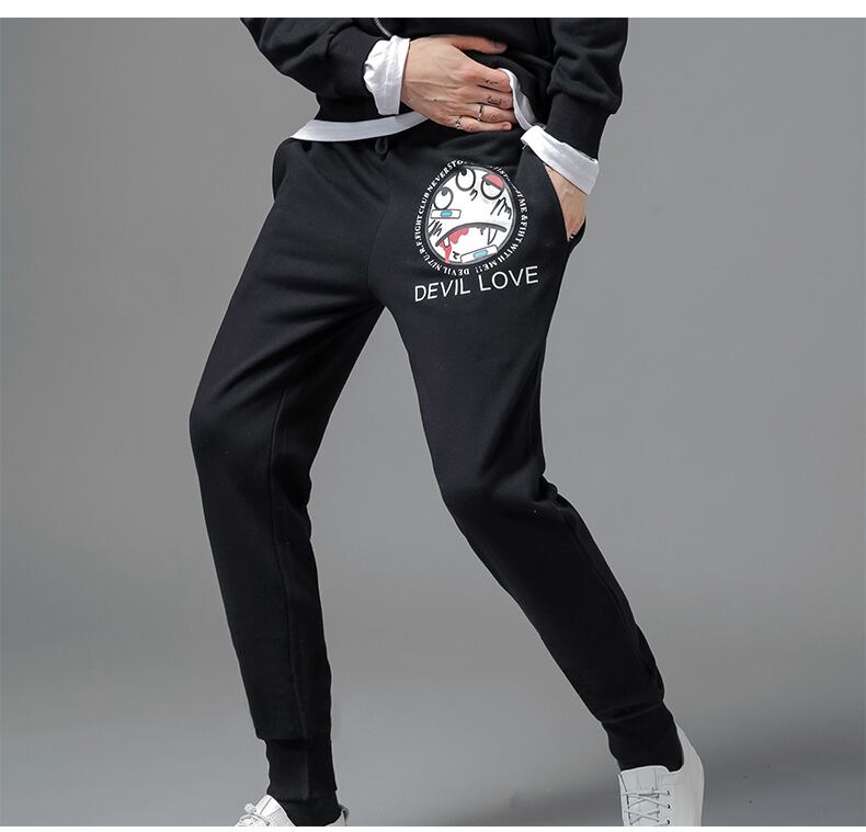 全1色 スウェットパンツ プリント カジュアル ストリート