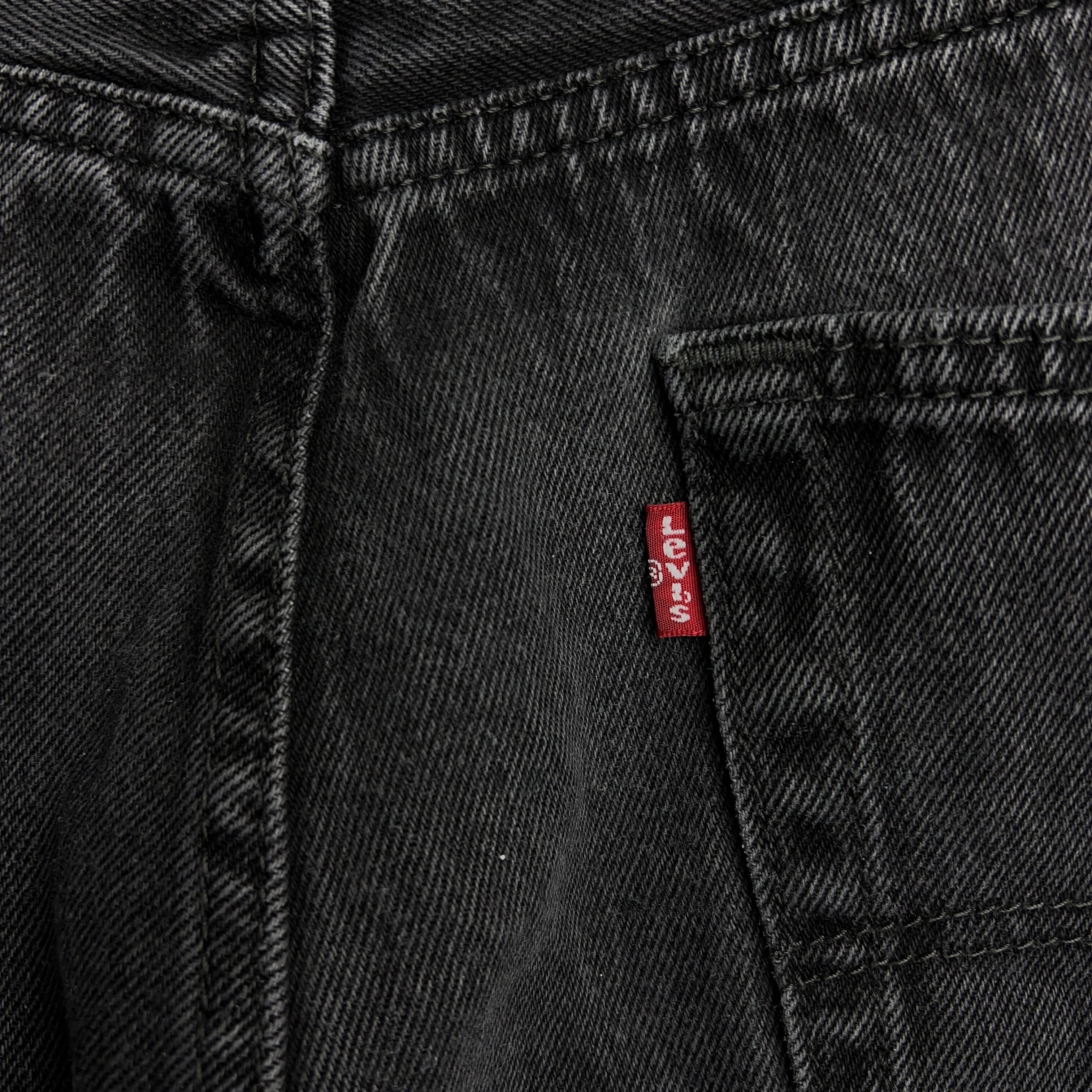 Levi's 505 Black Denim Pant W36 L30【0530A13】 | 【公式】Thrift