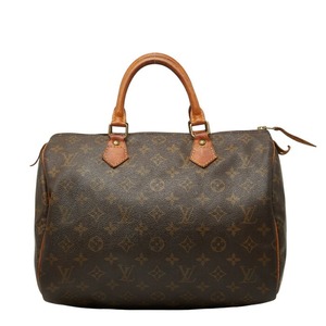 ルイ ヴィトン モノグラム スピーディ30 ハンドバッグ ミニボストンバッグ M41526 ブラウン PVC レザー レディース LOUIS VUITTON 【中古】