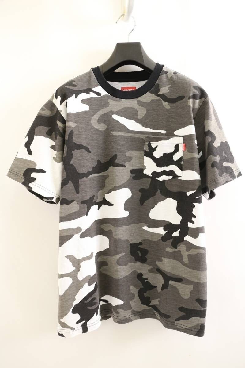 Supreme S/S Pocket Tee Tiger Camo 迷彩 Supreme S S Pocket Tee (SS23) - $60