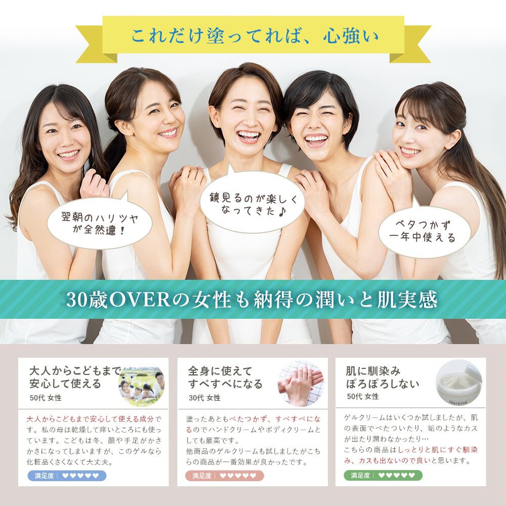 詰め替え用》naturel ゲルクリームPLUS オールインワンゲル 600g（ご