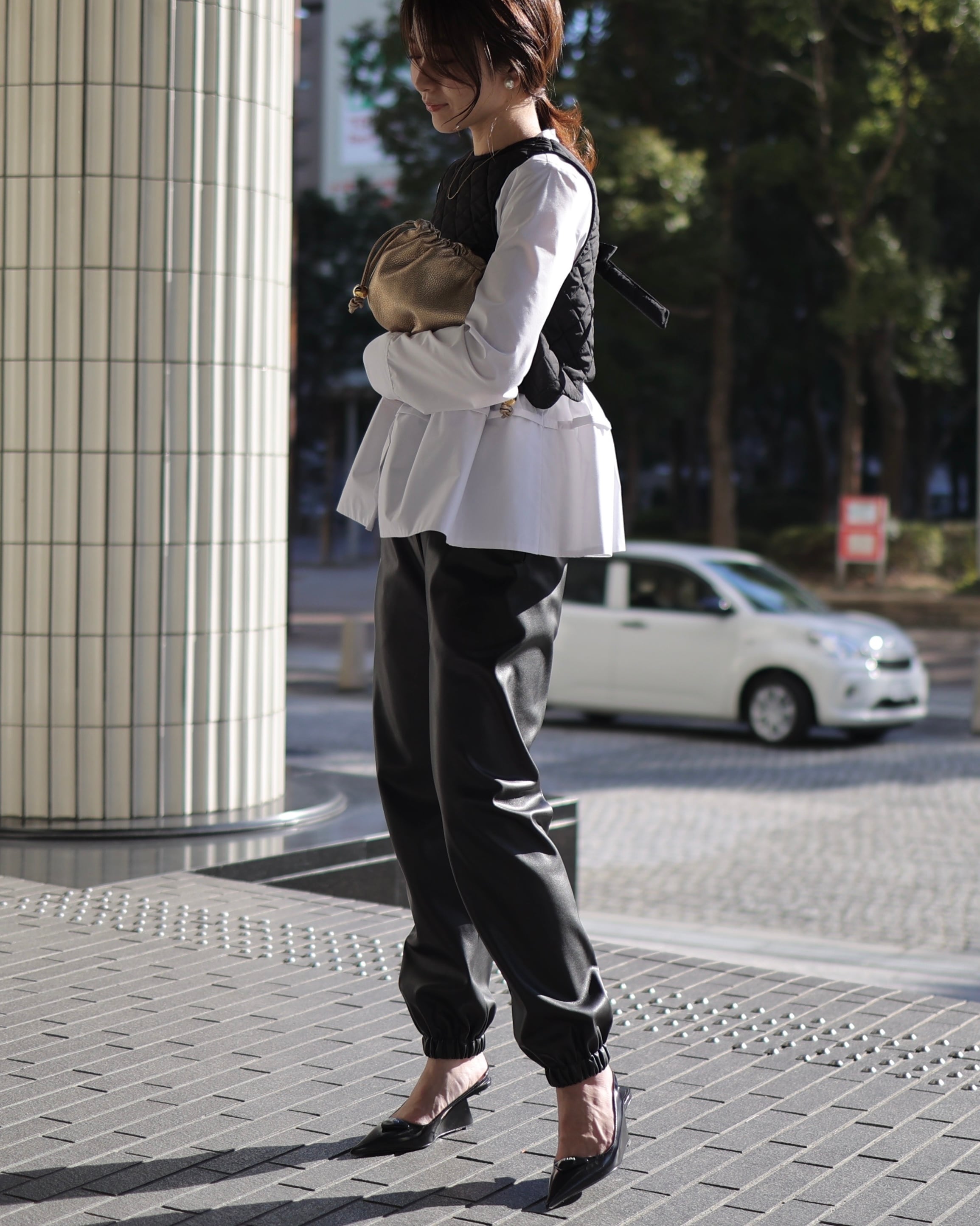 【新品】Gypsohila ジプソフィア/ Tulip Blouse White