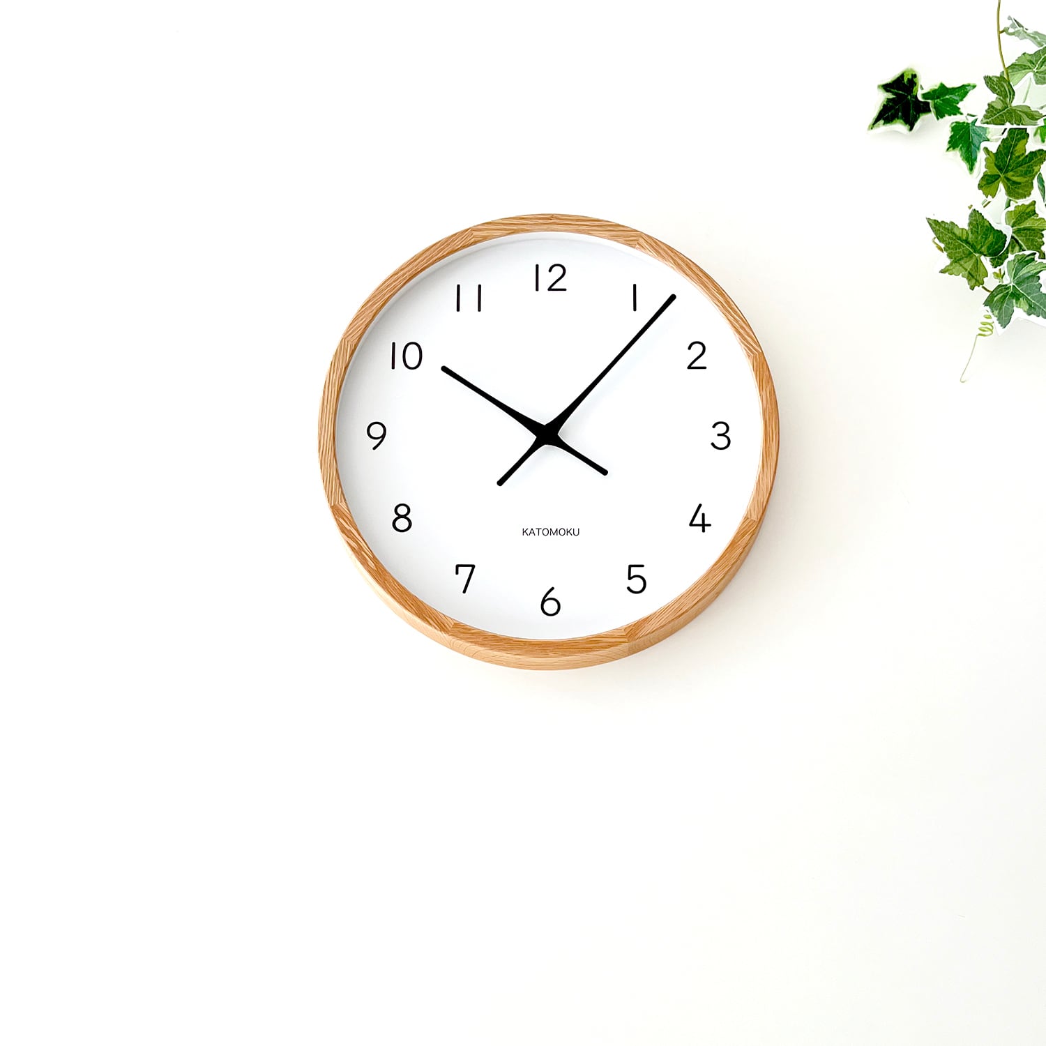KATOMOKU muku clock 13 LL オーク km-139OA 掛け時計 | 加藤木工株式