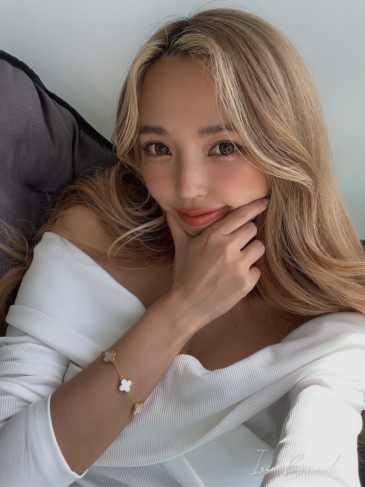 shell clover bracelet | IRIEBEACH