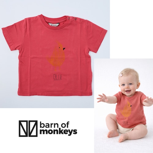 【 即納 】 BARN OF MONKEYS 半袖Tシャツ Tシャツ カットソー フェス ベビー服 赤ちゃん 新生児 女の子 男の子 男児 女児 ユニセックス 男女兼用 人気 おすすめ かわいい 可愛い おしゃれ オシャレ プレゼント 贈り物 ギフト 出産祝い ベビーシャワー 誕生日 バースデー 海外子供服 インポート 海外ブランド 0歳 1歳 50 60 70 3ヶ月 6ヶ月 9ヶ月 12ヶ月