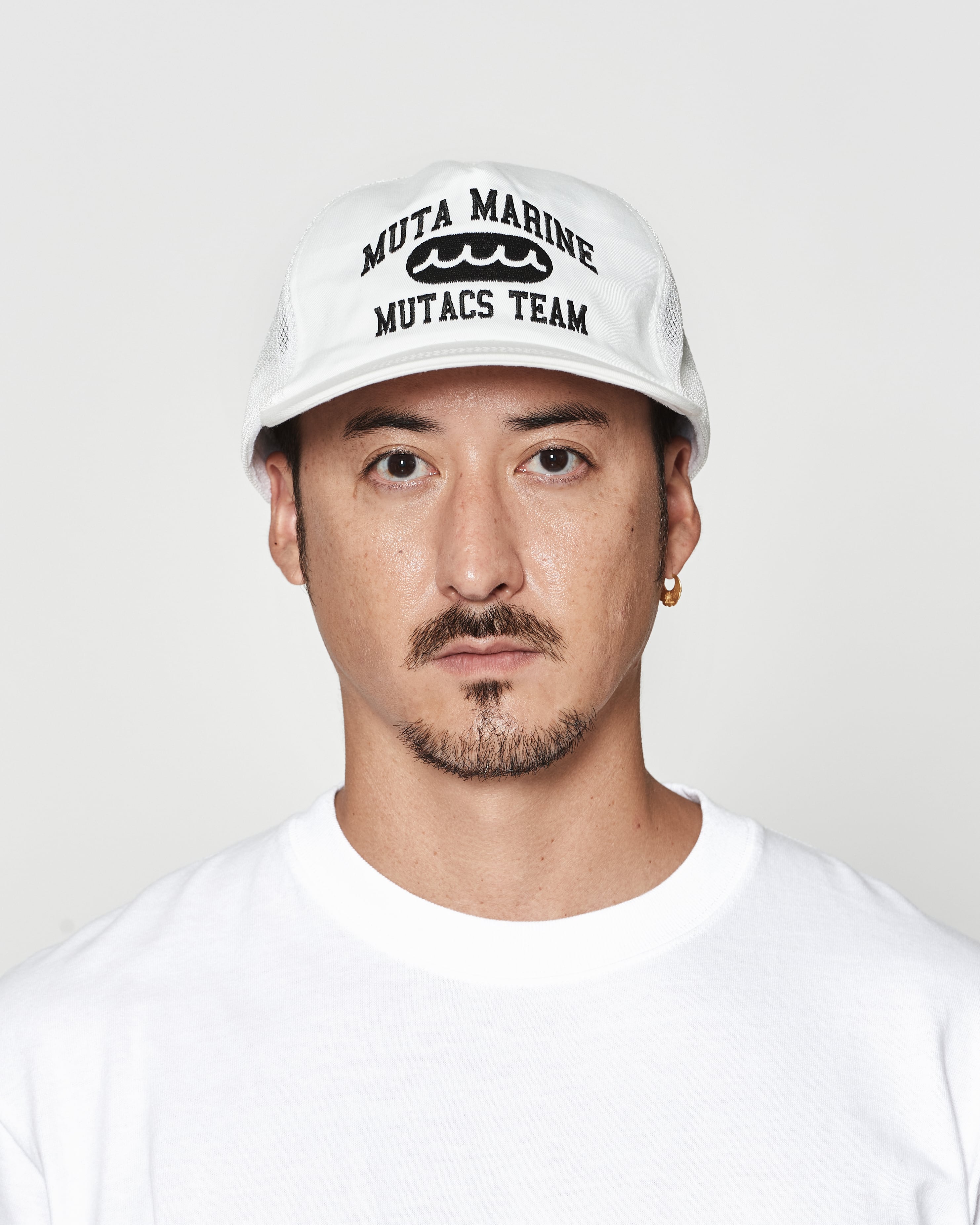 muta MARINE × ACANTHUS カレッジロゴ メッシュキャップ | ACANTHUS