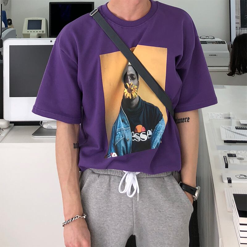 全3色 Tシャツ カットソー プリント カジュアル おしゃれ