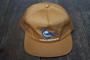 ANTIHERO " Pigeon Snapback Cap " Brown