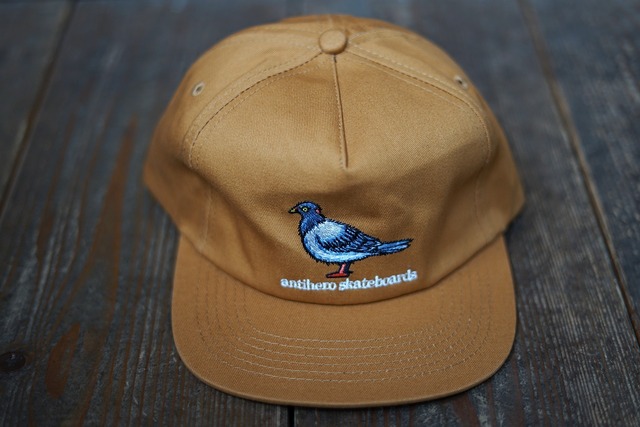 ANTIHERO " Pigeon Snapback Cap " Brown