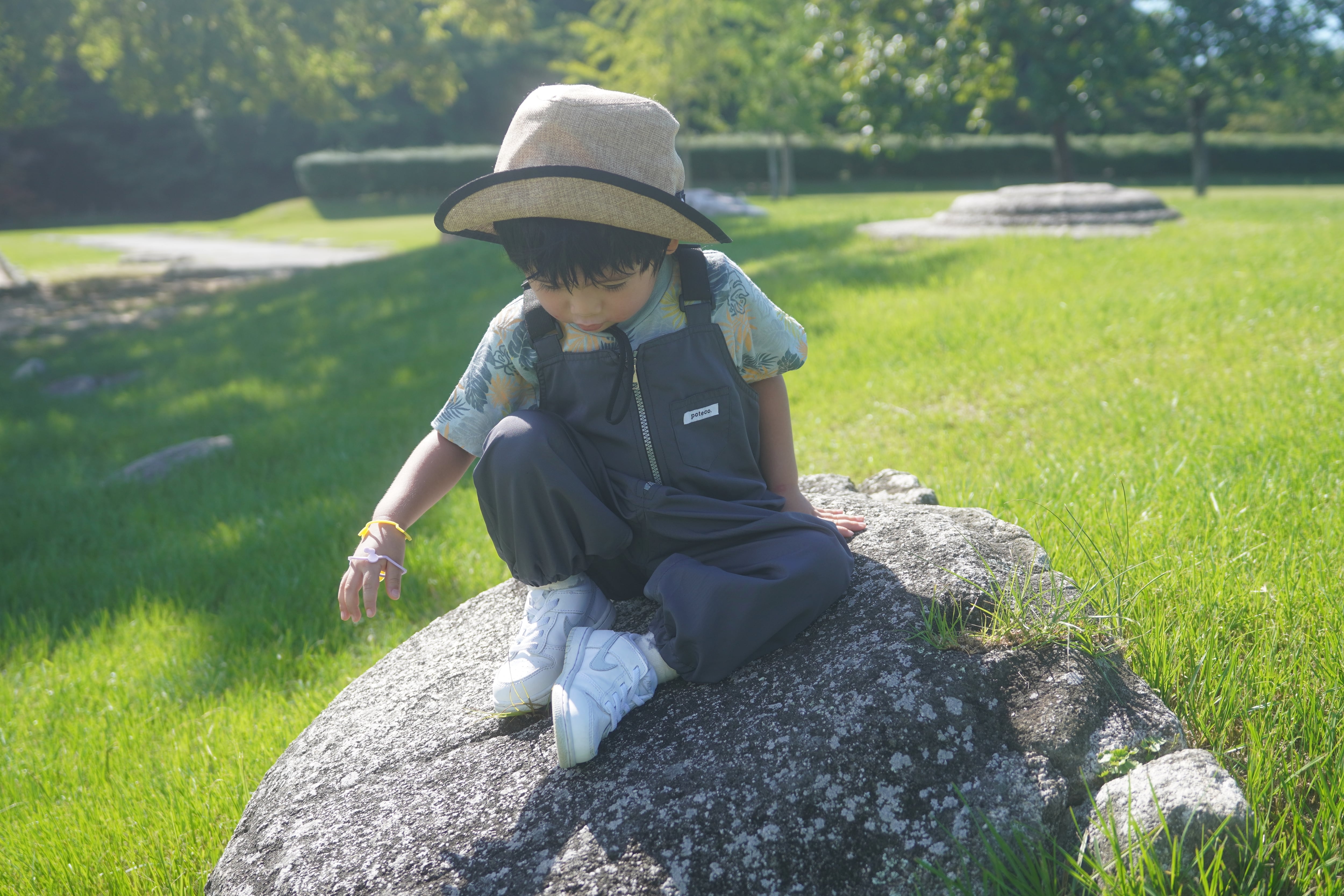 PLAYWEAR Overall ＆Purse (Color: Charcoal gray) | poteco.