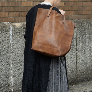 John Woodbridge & Sons Makers -leather tote bag (L)-