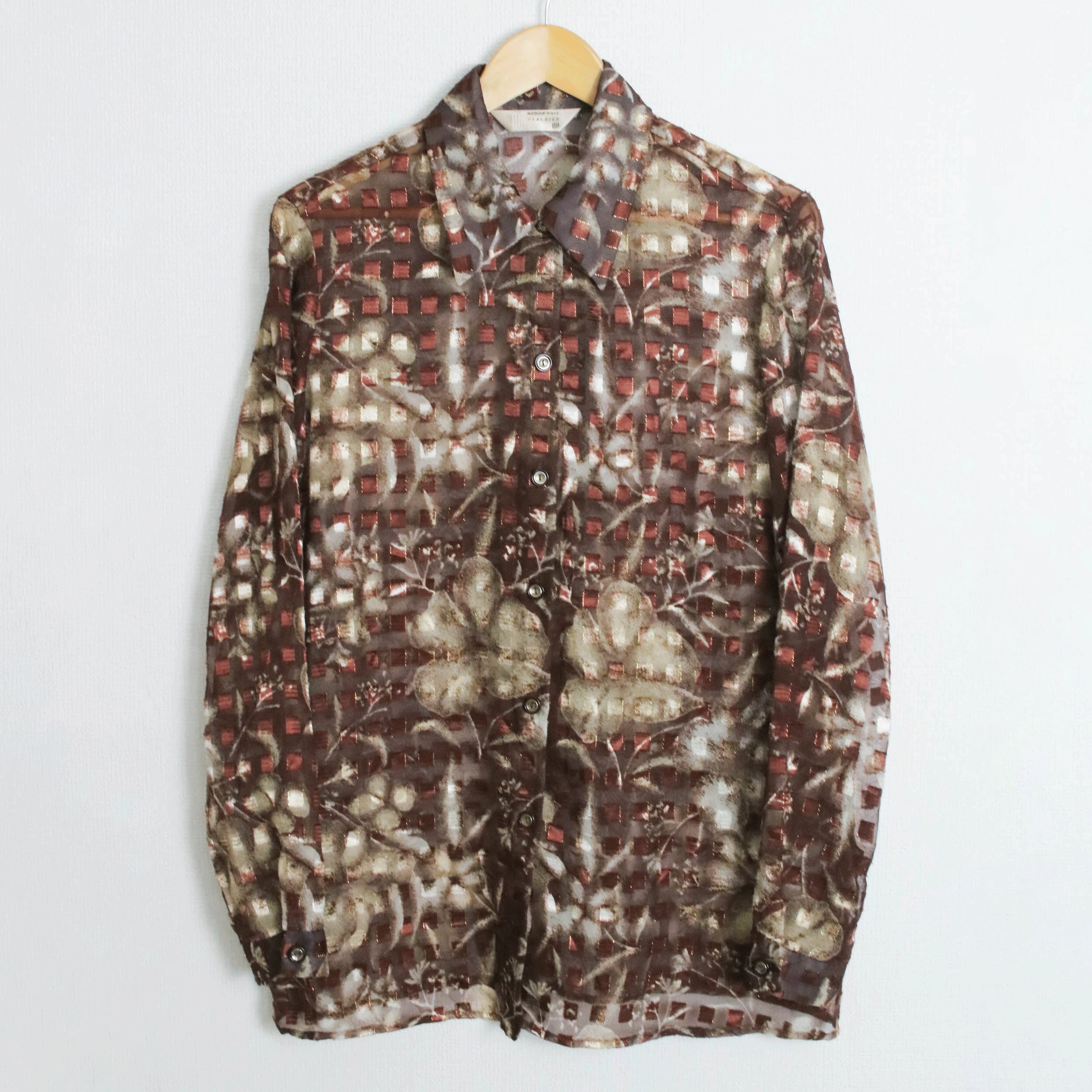 sheer shirt L