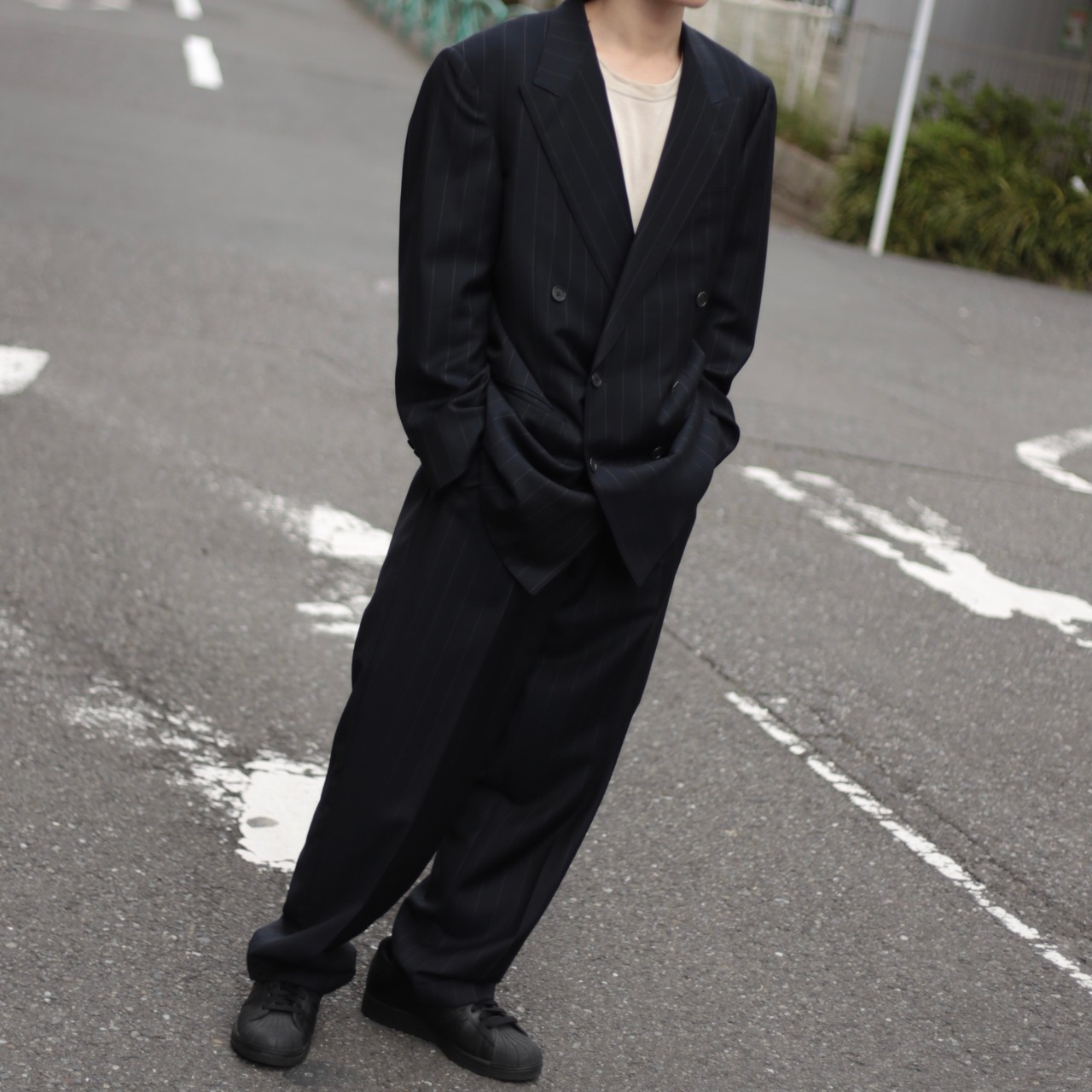 Ermenegildo Zegna × Neiman Marcus セットアップ ダブルテーラードJKT 