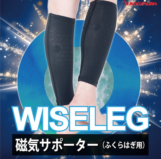 【管理医療機器】磁気サポーターWISELEG(ワイズレック）ふくらはぎ用サポーター