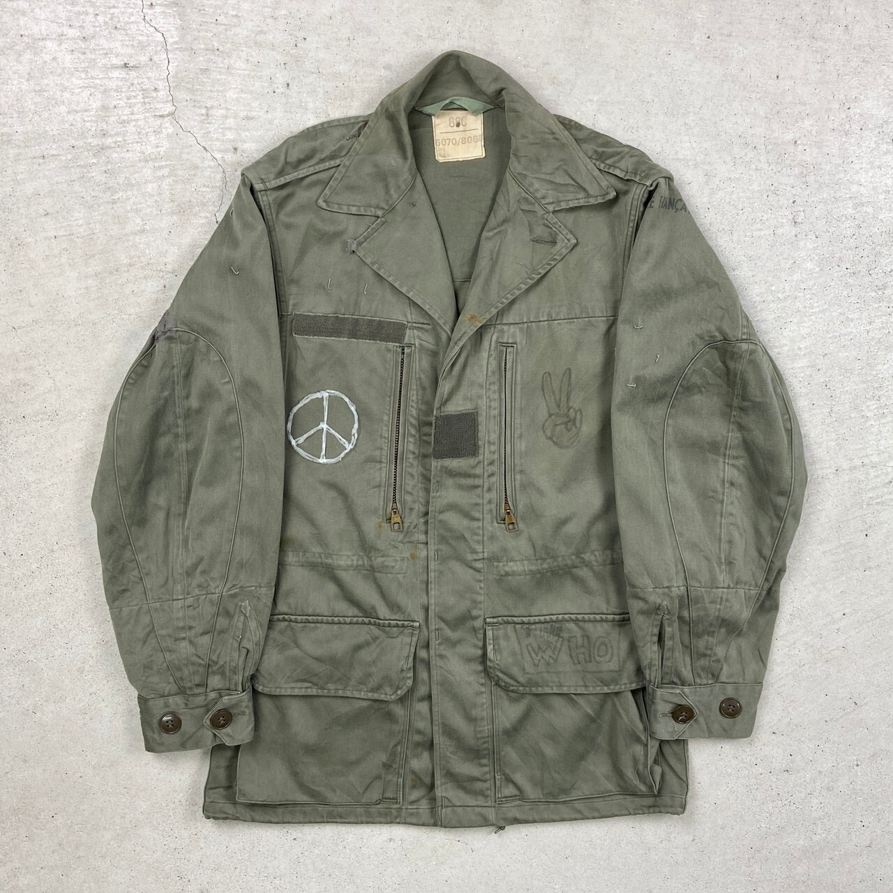 70年代 フランス軍 M-64 SATIN300 移行期 フィールドジャケット ハンド 