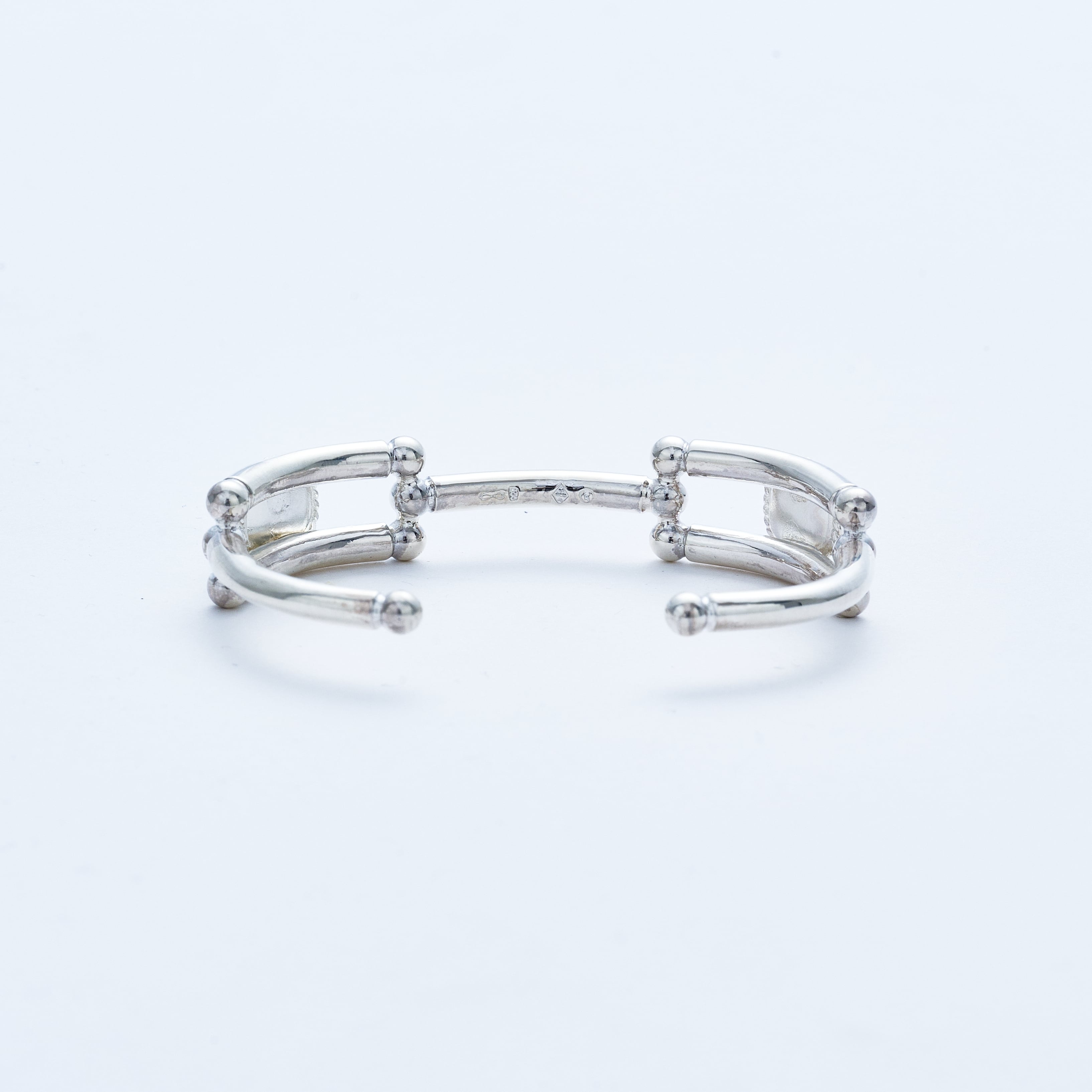 BN-094 Beastplate Bangle (Double copper turquoise) | WAKAN