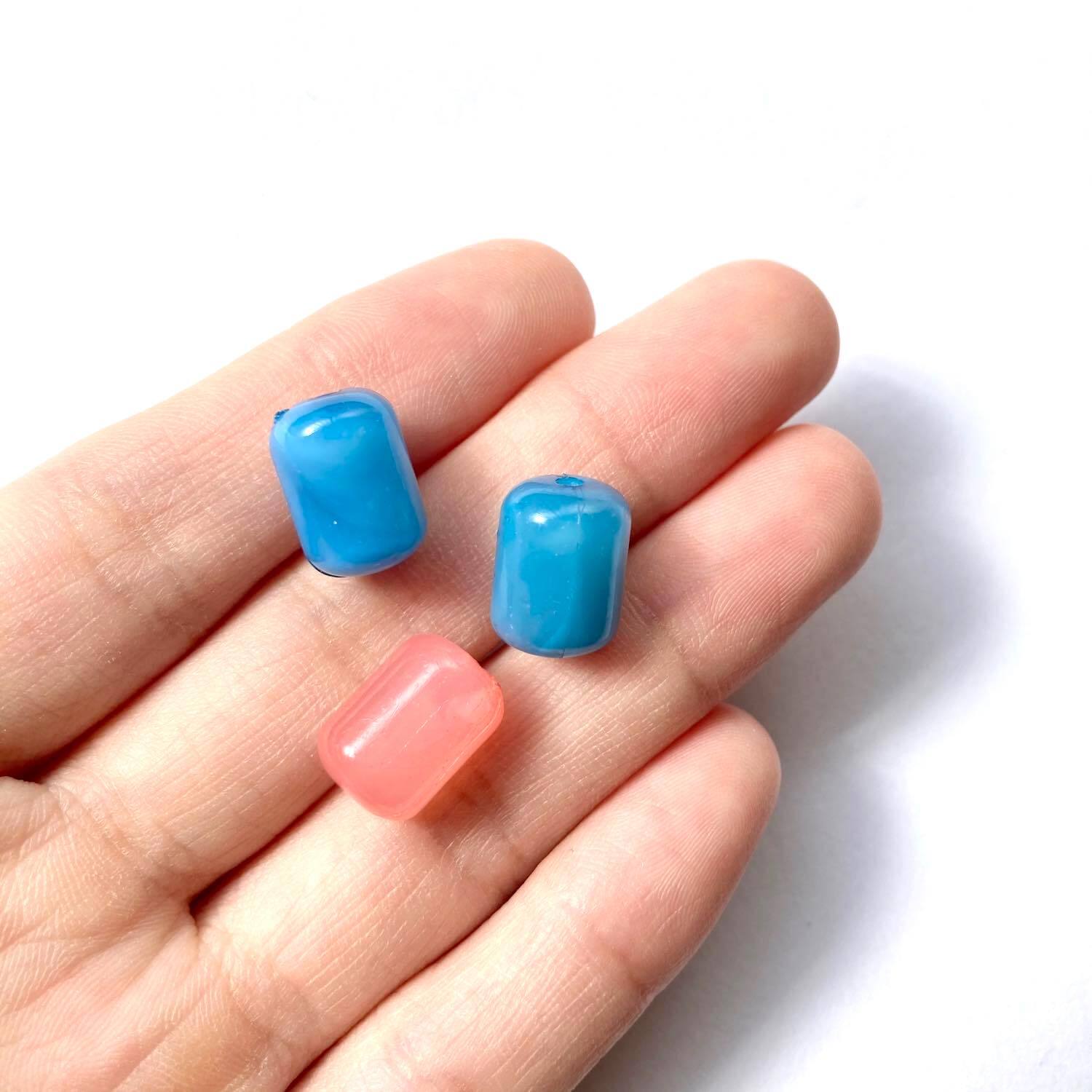 再入荷〉アクリル円柱ビーズパック（10p） | Dua-アクセサリーパーツ