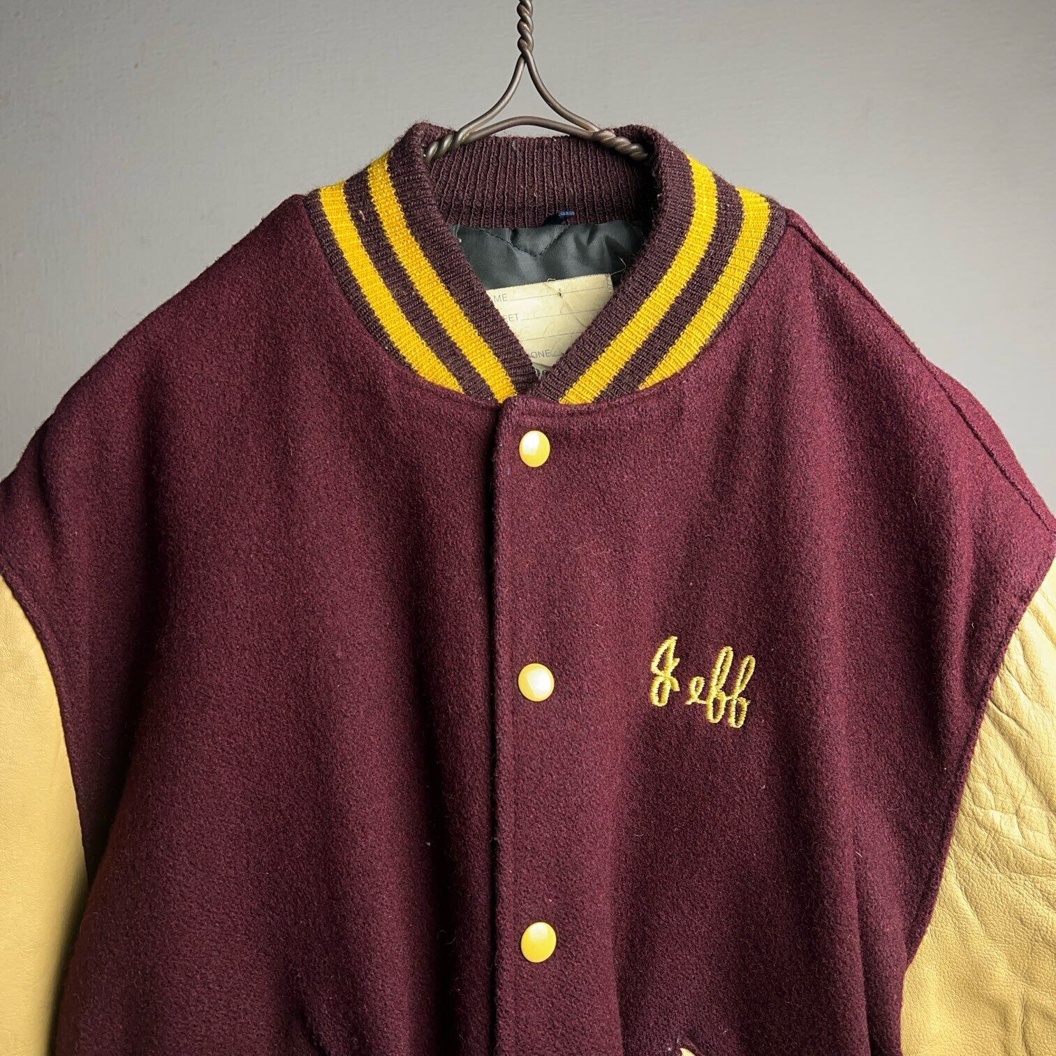 1980's EAST PEORIA RED RAIDERS AWARD JACKET 80年代 スタジャン