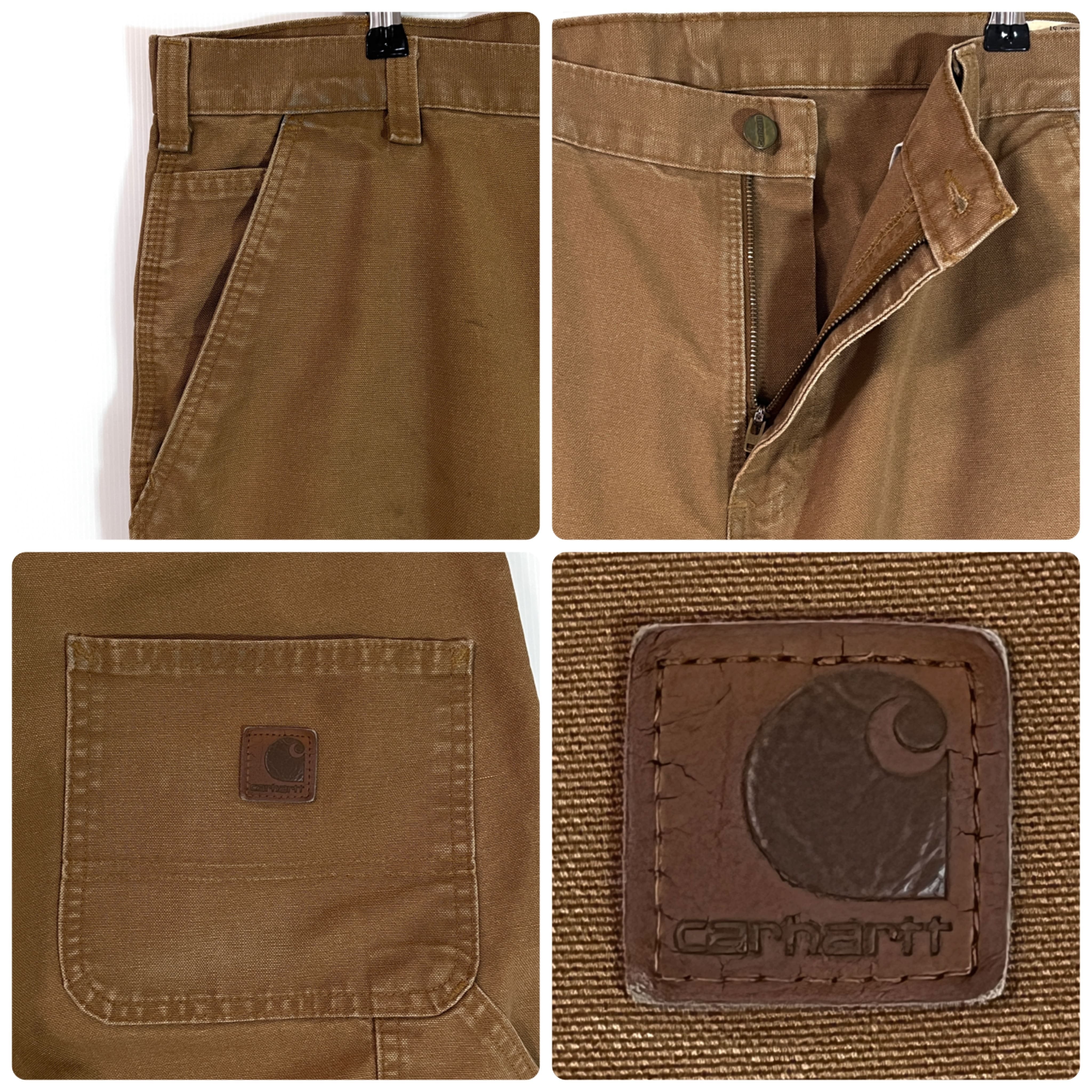 Carhartt カーハート W36 L30 ブラウン BROWN B-25-383-51 BRN COTTON