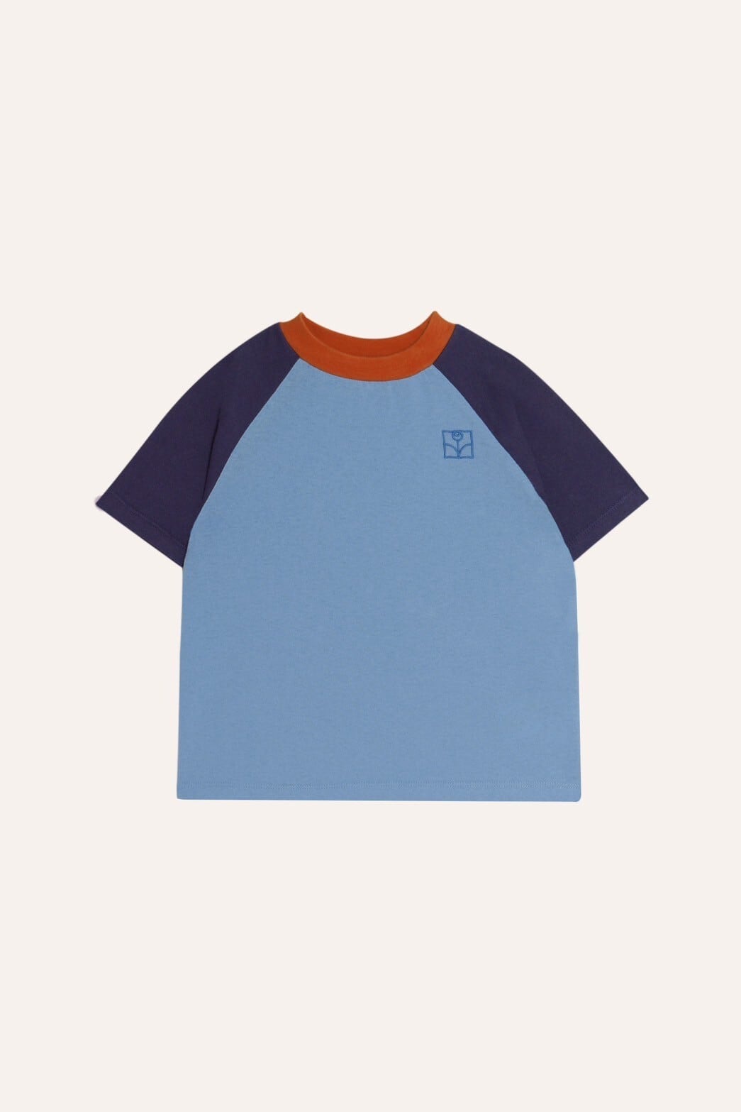 the campamento/COLOR BLOCK BLUE KIDS TSHIRT
