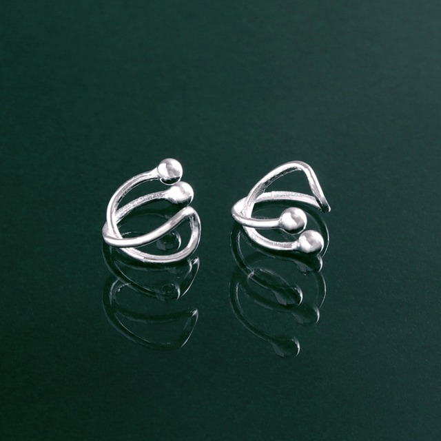 cross ball design ear cuff [EAWNC3] / Y2309KHEC5225