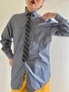 Vintage Leather Narrow Tie
