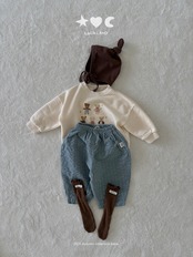 韓国子供服 / LALALAND / 26Autumn / ベベ エンボス コーデュロイパンツ / 秋服 / ベビー *6M~18M*