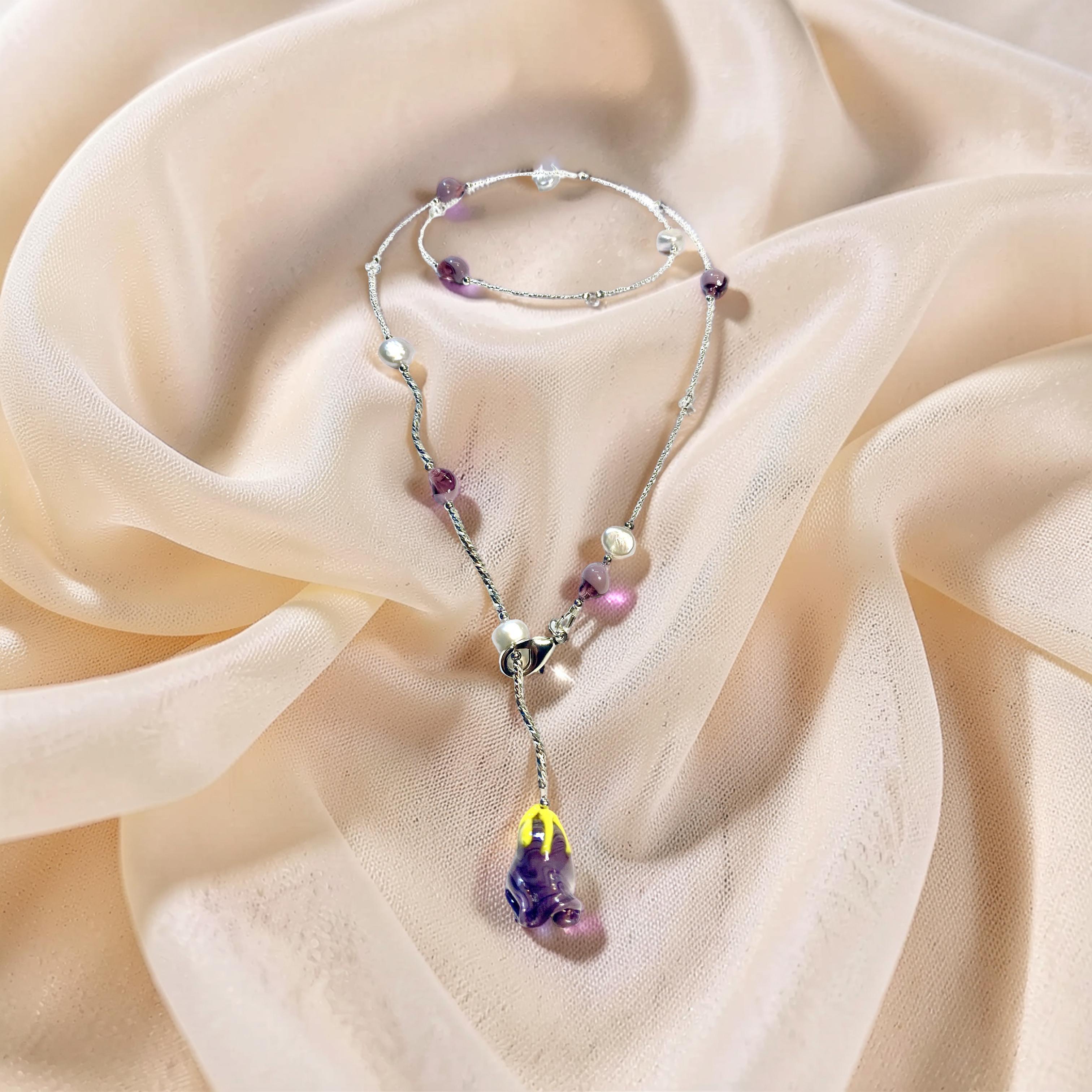 【ネックレス】Bocciolo di Rosa (ボッチョーロ・ディ・ローザ)神秘の薔薇