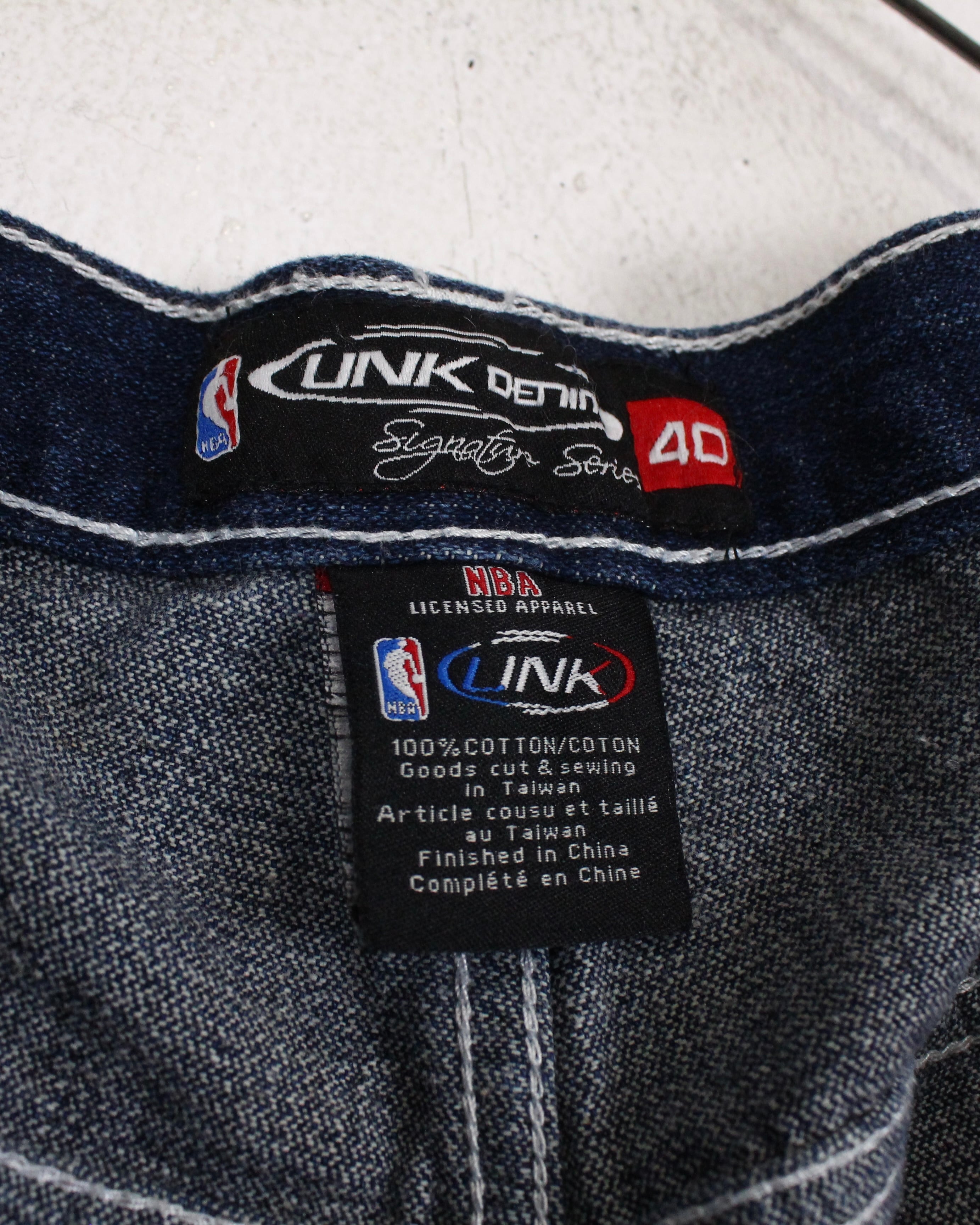 Caka act2】“UNK” “NBA” Special Baggy Denim Pants | Caka(カカ