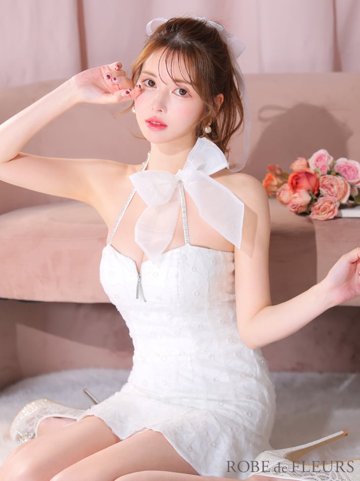 XSサイズあり】オーガンジーリボンチョーカーアイドルセットアップミニ